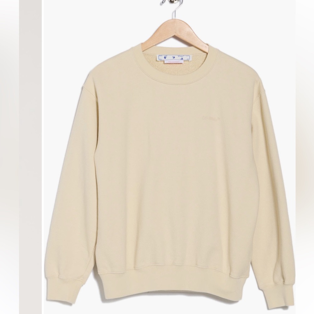 Off-White Diagonal Crewneck Sweatshirt